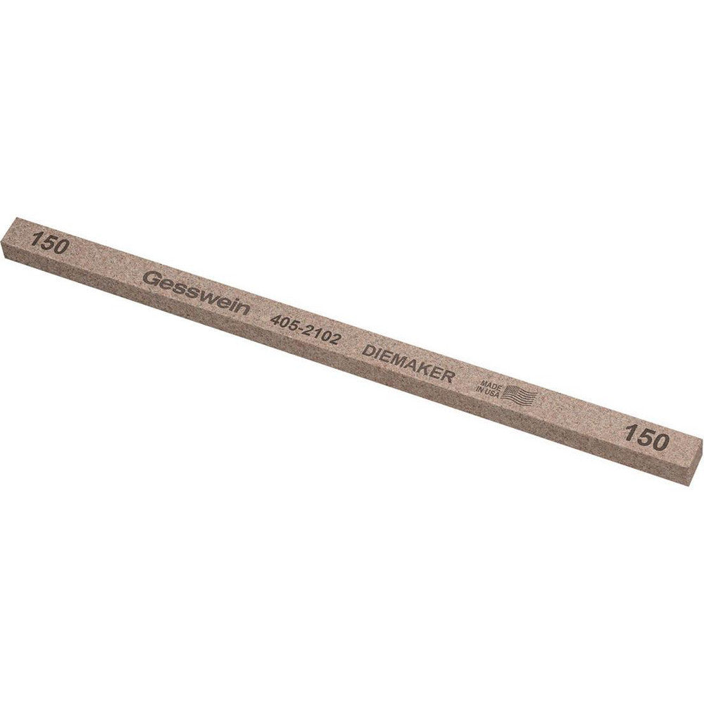 Value Collection 4052102 Square Polishing Stone Aluminum Oxide, 1/4" Wide, 1/4" Thick, 6" OAL