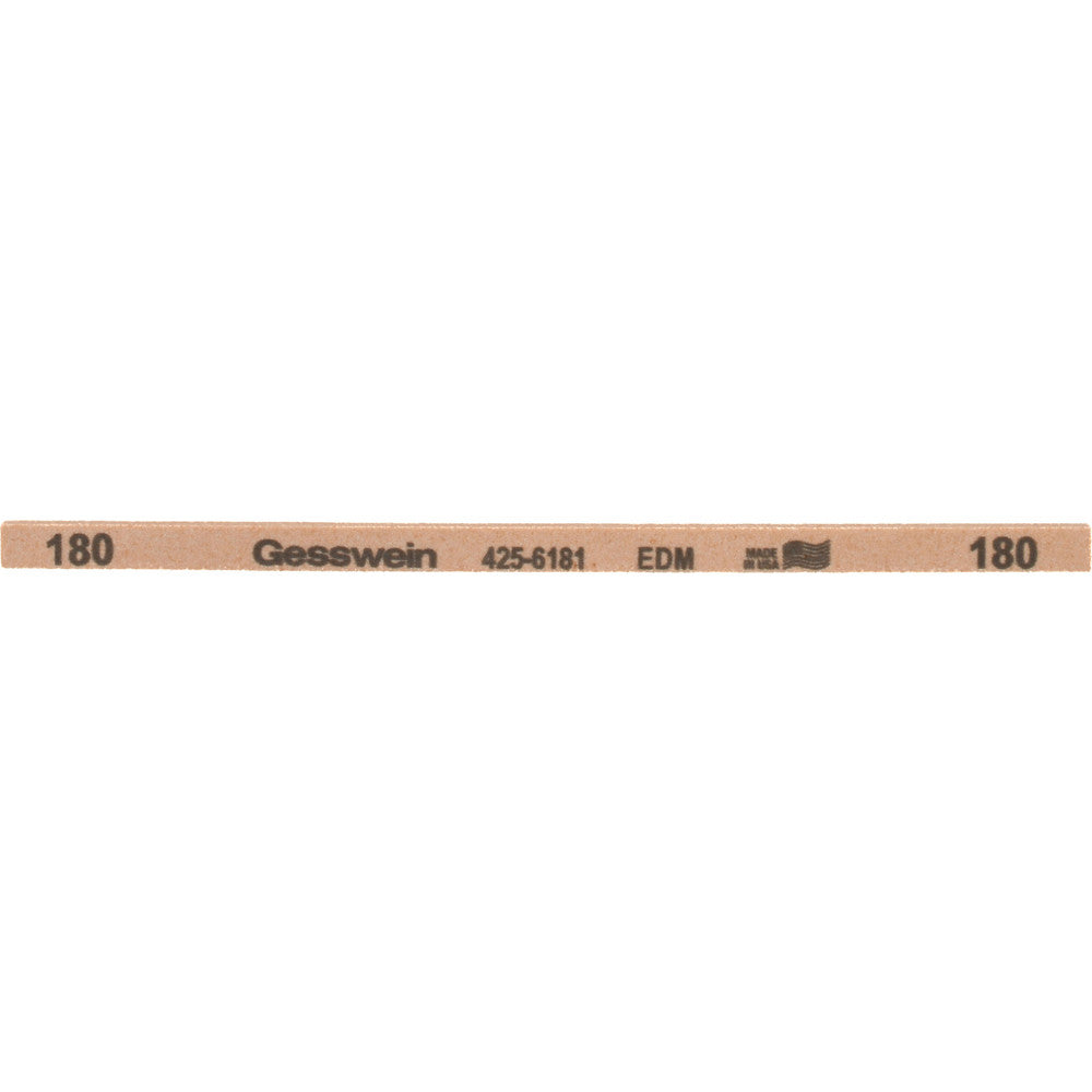 Value Collection 4256181 Rectangle Polishing Stone Aluminum Oxide, 1/4" Wide, 1/8" Thick, 6" OAL