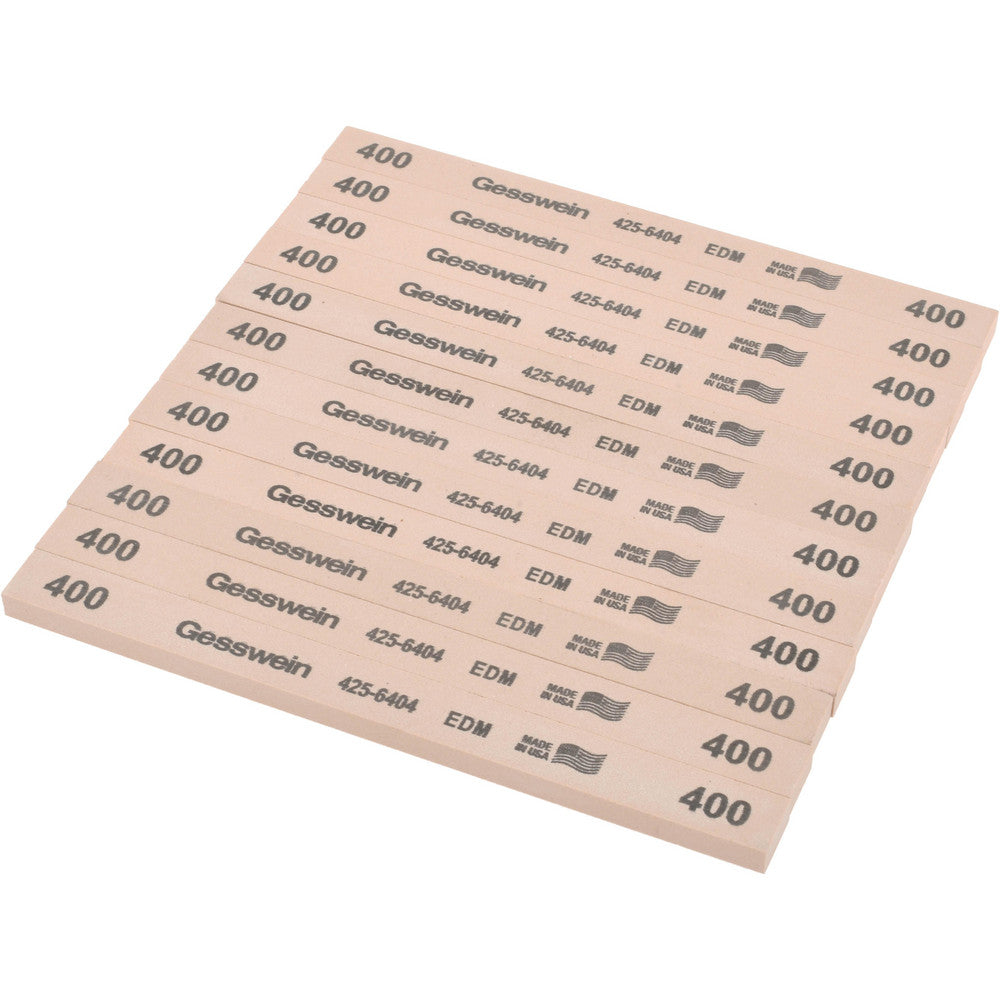 Value Collection 4256404 Rectangle Polishing Stone Aluminum Oxide, 1/2" Wide, 1/4" Thick, 6" OAL
