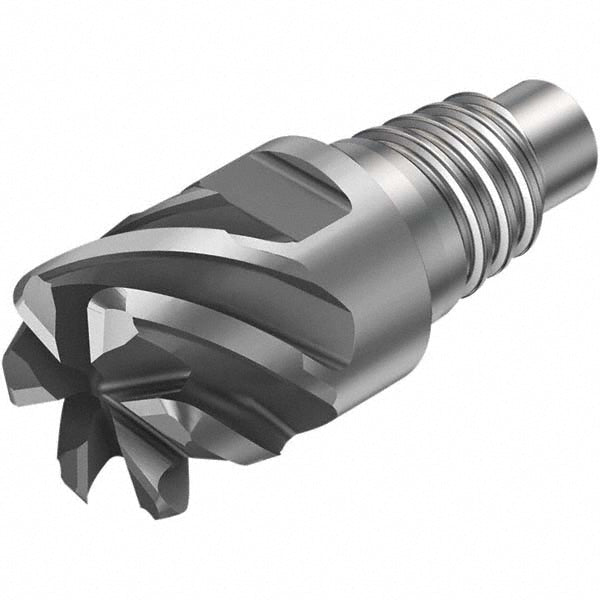 Sandvik Coromant 7611840 Corner Radius End Mill Head 1/2" Dia, 6 Flutes