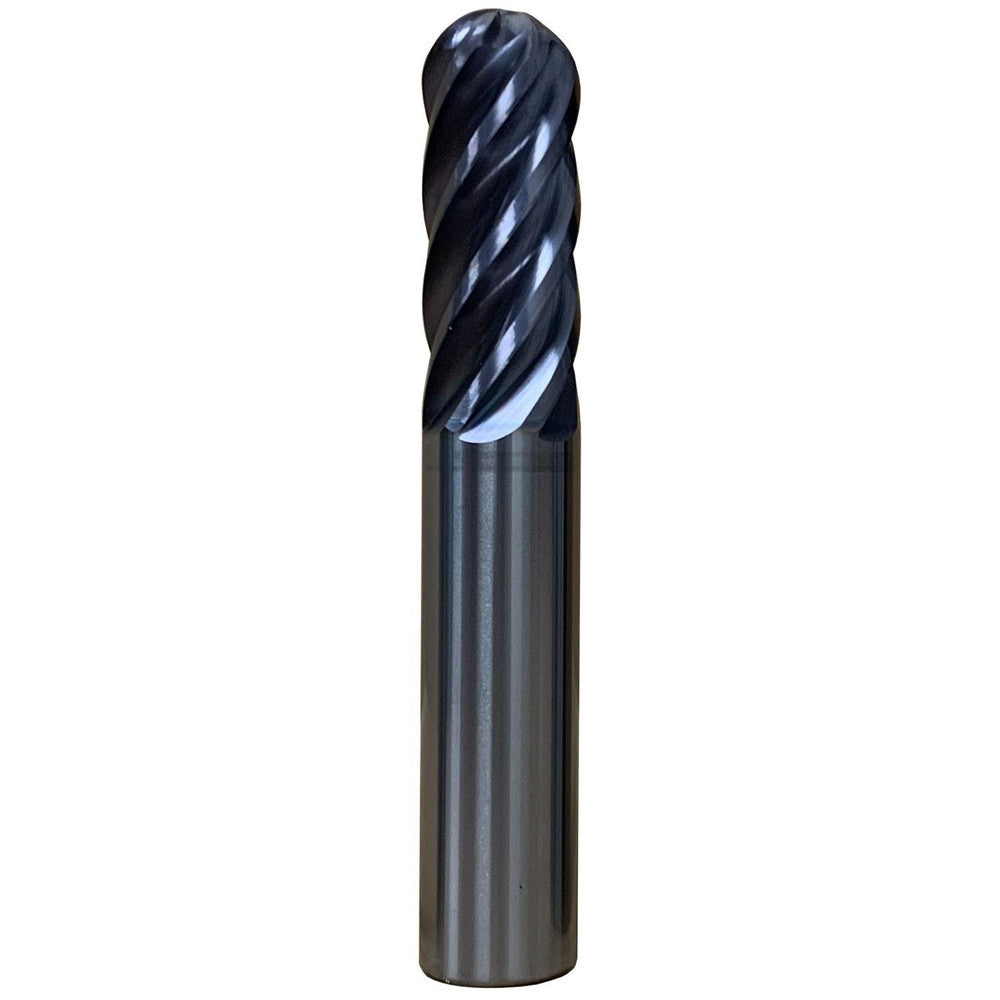 Kyocera SGS Precision Tools 35222 Ball End Mill 0.375" Dia, 1" LOC, 6 Flute, Solid Carbide
