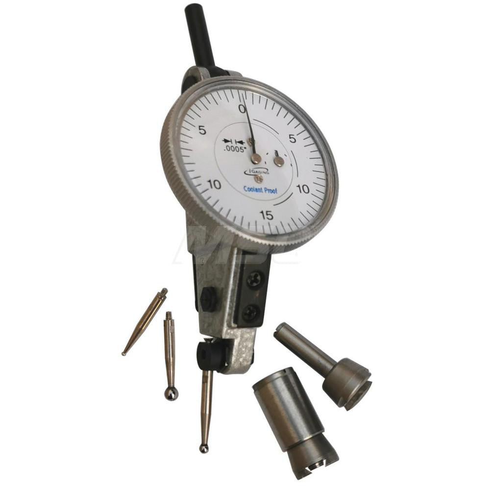 iGaging 400-065-60 Dial Test Indicator 0.0600" Max, 0-15-0 Dial Reading