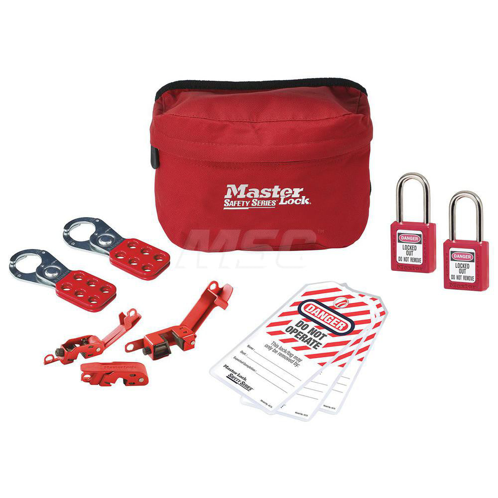 Master Lock S1010E410KABAS Portable Lockout Kits Type Electrical Lockout Kit Container Type Pouch Number of Padlocks Included 2 Key Type Keyed Alike