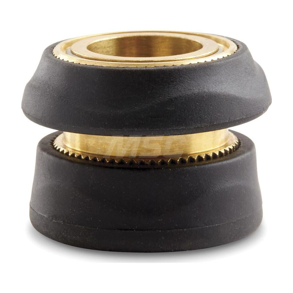 Gilmour 809014-1004 Garden Hose Connector 0.75" Hose, Female & Quick Connect, GHT, Brass & Rubber