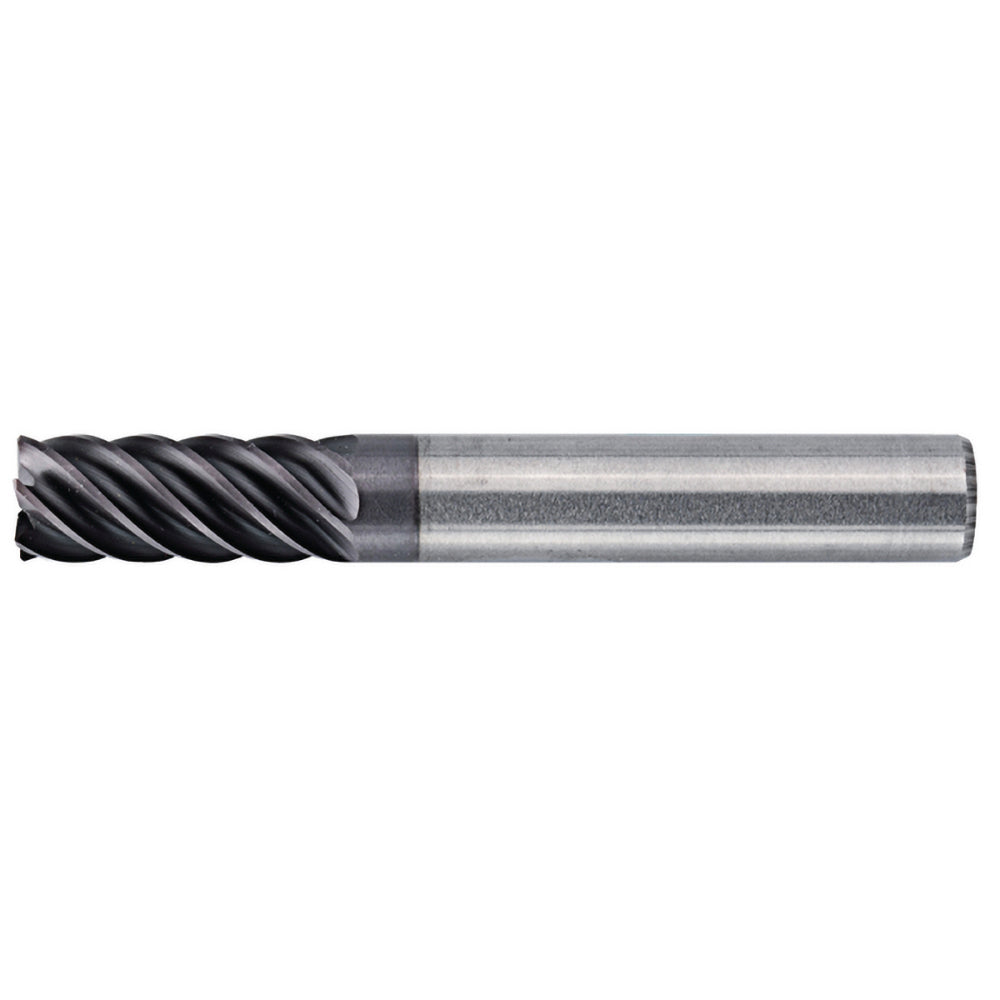 Kennametal 6413215 Square End Mill 1/2" Dia, 1" LOC, 6 Flute, Solid Carbide