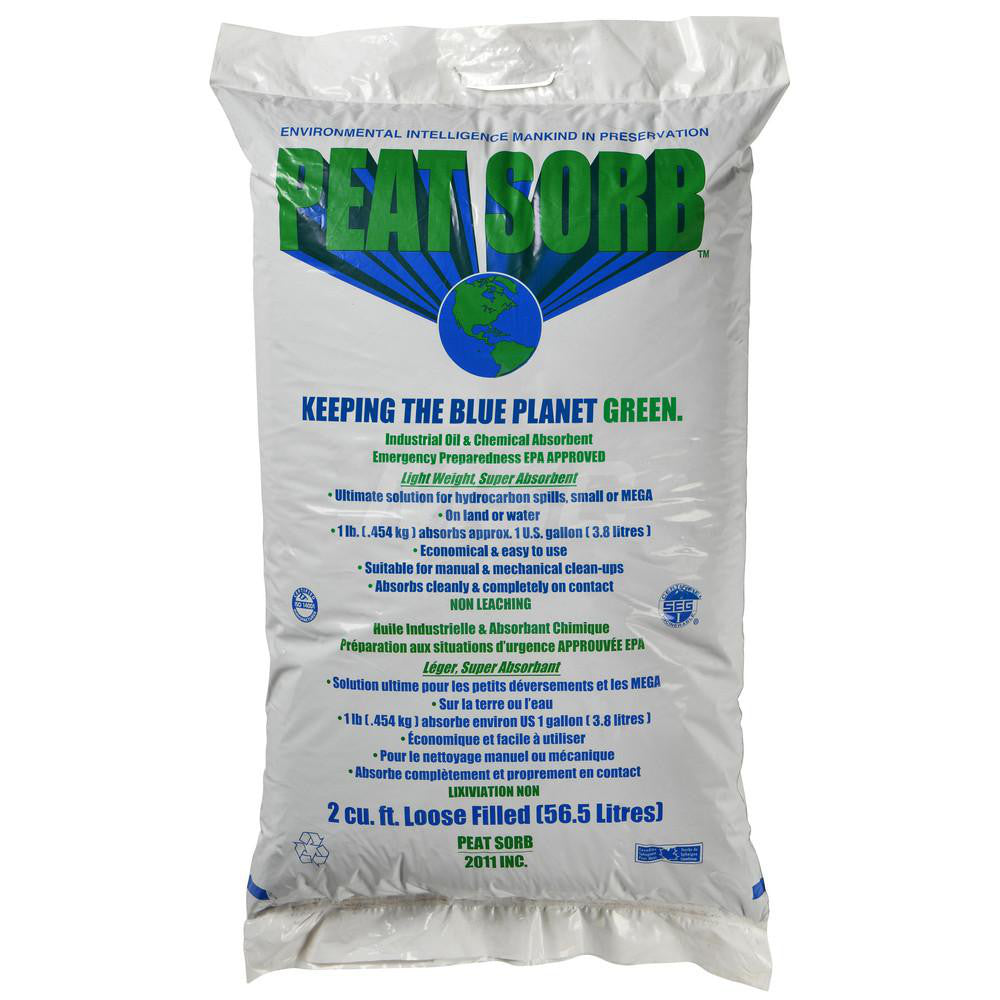 ZEP Inc 962201 Sorbent 2 cu ft Bag, Application Absorb Hydrocarbon Based Products Such As Oils & Greases