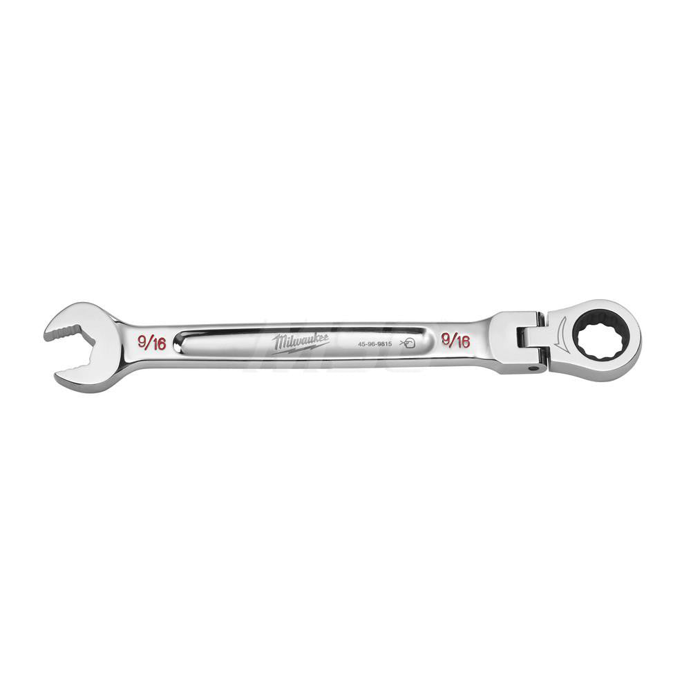 Milwaukee Tool 45-96-9815 Combination Wrench 9/16" Head Size, 180 deg Offset