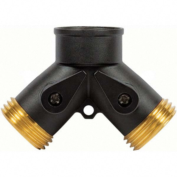 Gilmour 871204-1001 Garden Hose Shut-Off Valve Female & Male, 3/4", Brass