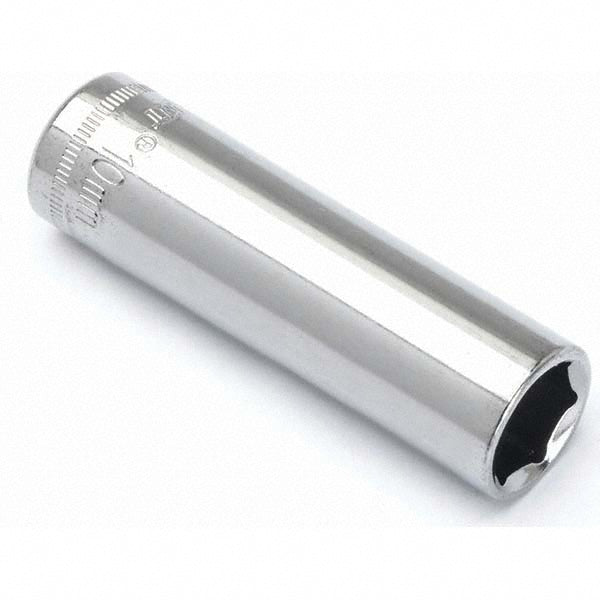 Crescent CDDS17N Deep Hand Socket 1/4" Drive, 10 mm Socket, 6-Point