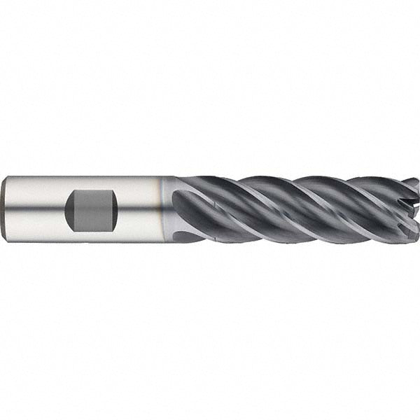 Guhring 9069880063540 Corner Radius End Mill 1/4" Dia, 1" LOC, 0.0300" Radius, 5 Flute, Solid Carbide
