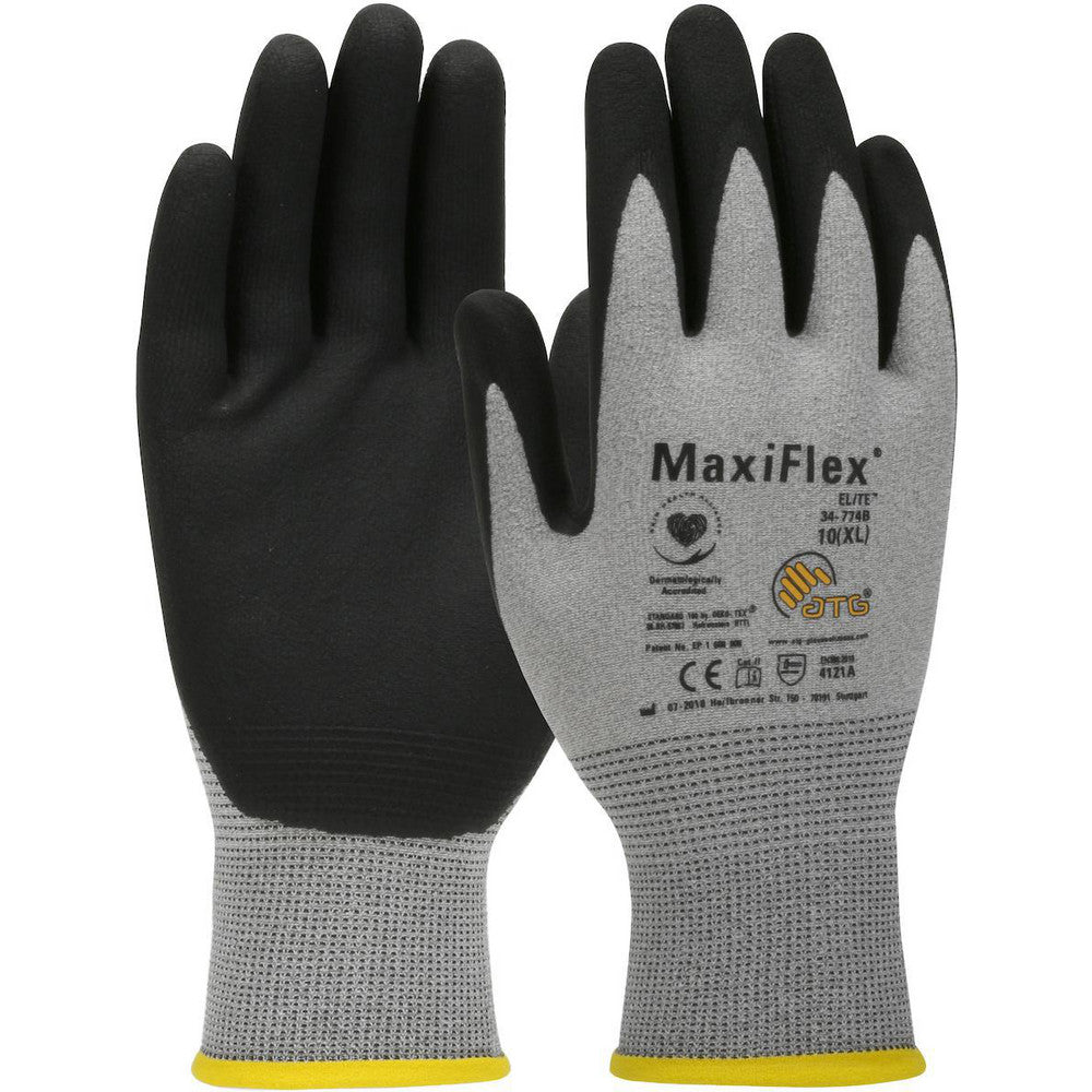 ATG 34-774B/S Work Gloves MaxiFlex Elite 34-774B, Size Small, Micro-Foam Nitrile-Coated Nylon, General Purpose