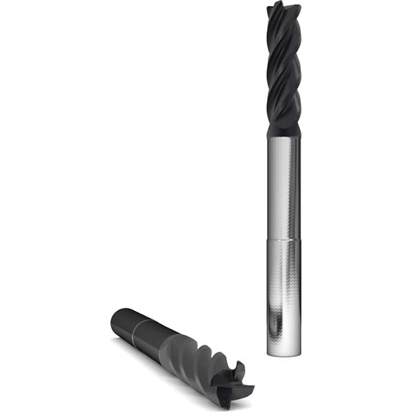GWS 310841 Square End Mill 3/8" Dia, 1/2" LOC, 4 Flute, Solid Carbide