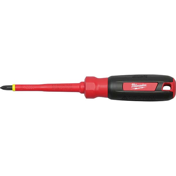 Milwaukee Tool 48-22-2212 Precision & Specialty Screwdrivers Type Screwdriver Overall Length Range 7" - 9.9" Body Material Composite Phillips Point Size #2 Point Size #2 Phillips Set Screw Size None Shank Type Universal Material Composite Handle Diameter (Inch) 1