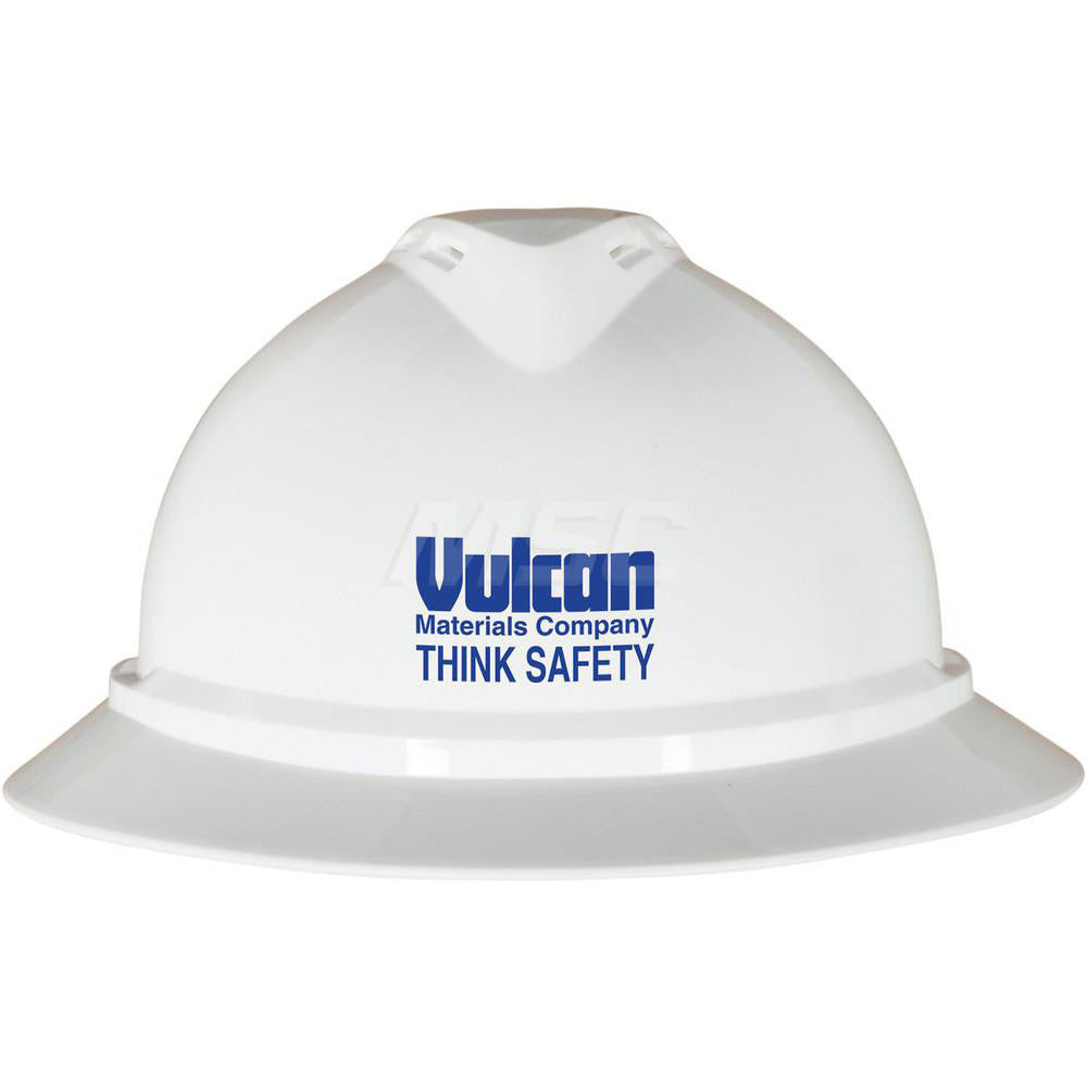 MSA 10167911-BL7278 Hard Hat Heat Protection, Full Brim, Class C, 4-Point Suspension