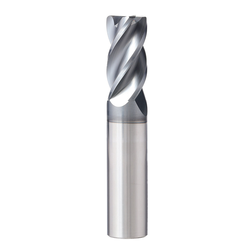 Supermill 5253297 Corner Radius End Mill 3/16" Dia, 3/8" LOC, 0.025" Radius, 4 Flutes, Solid Carbide