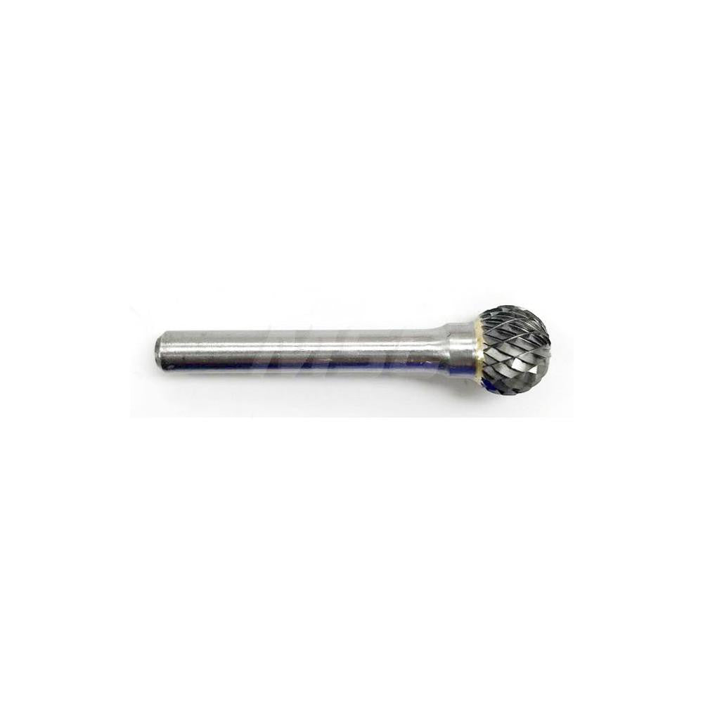Hertel SZ0029B Abrasive Burr SD-3, 3/8" Cut Dia, Ball, Double Cut