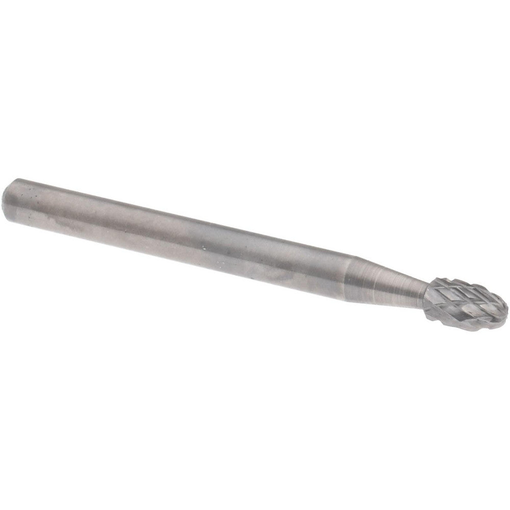 Hertel SZ0004O Abrasive Burr SE-41, 1/8" Cut Dia, Oval, Double Cut