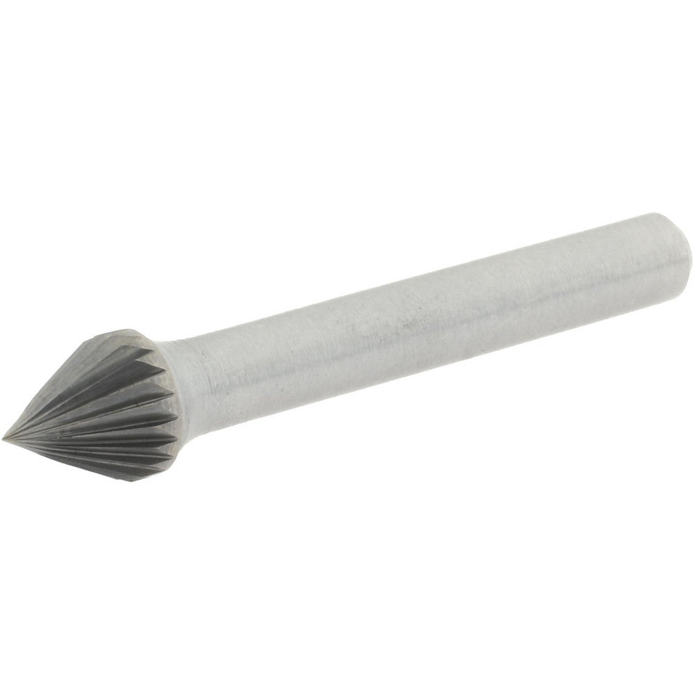 Hertel SZ20026C Abrasive Burr SJ-3, 3/8" Cut Dia, Cone, Single Cut