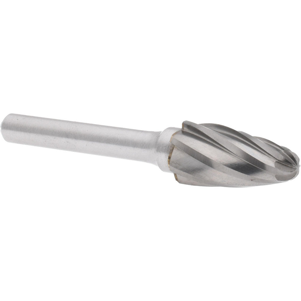 Hertel SZ2003TR Abrasive Burr SF-5NF, 1/2" Cut Dia, Tree With Radius End, Aluma Cut