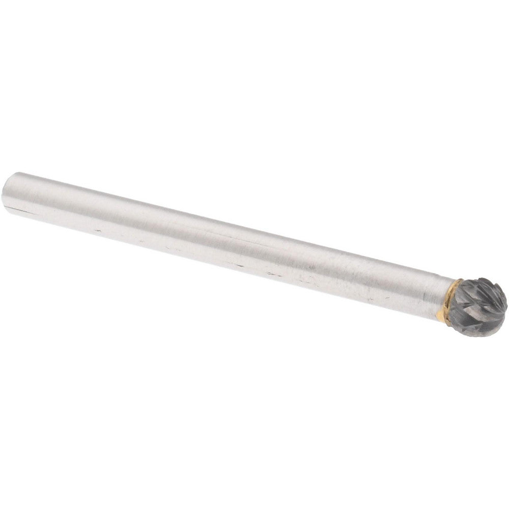 Hertel SZ0002B Abrasive Burr SD-52, 5/32" Cut Dia, Ball, Double Cut