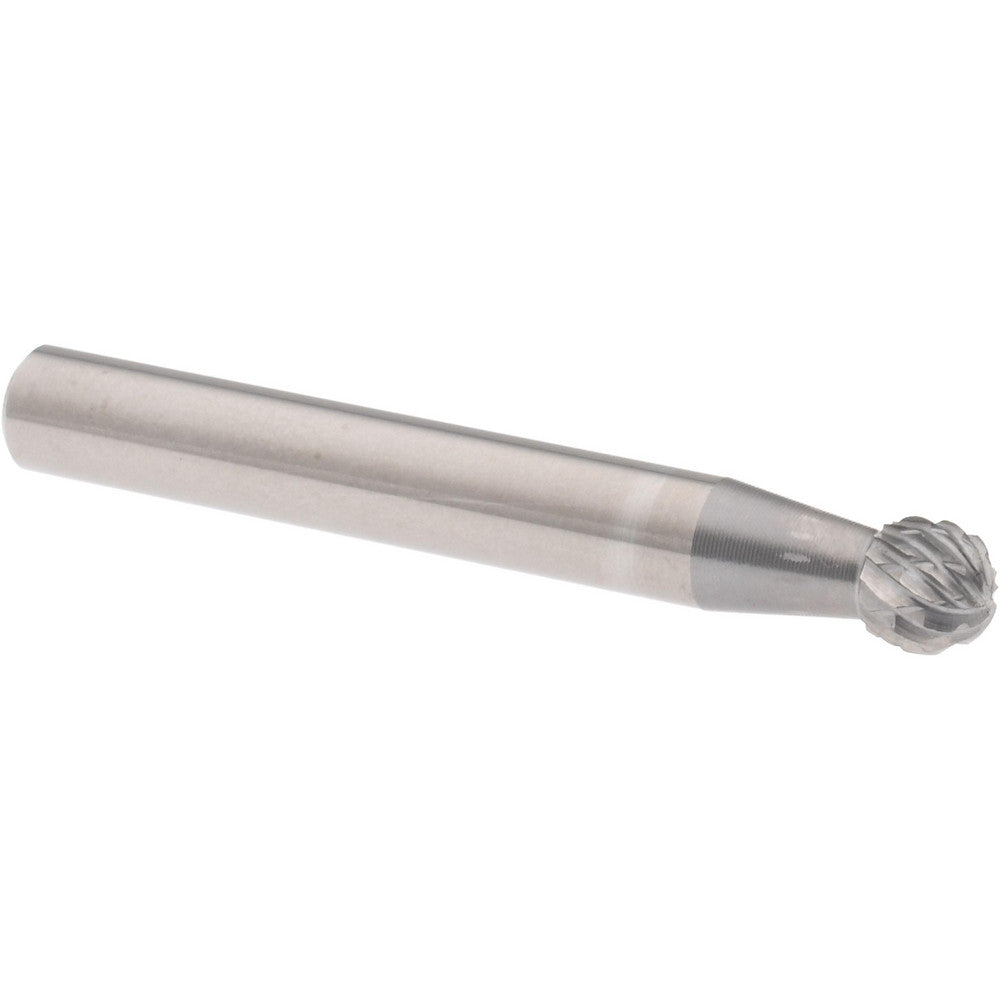 Hertel SZ0027B Abrasive Burr SD-1, 1/4" Cut Dia, Ball, Double Cut