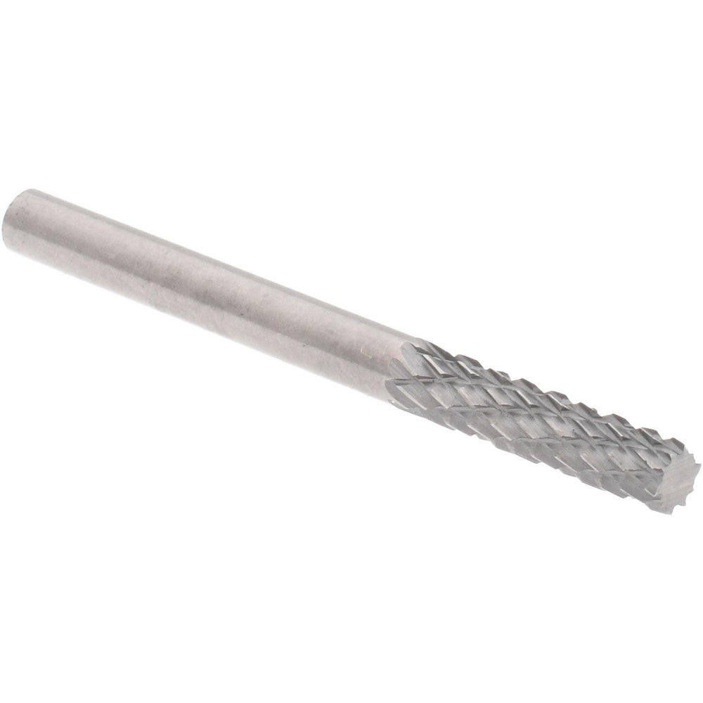 Hertel SZ0015C Abrasive Burr SA-43, 1/8" Cut Dia, Cylinder With Flat End, Double Cut