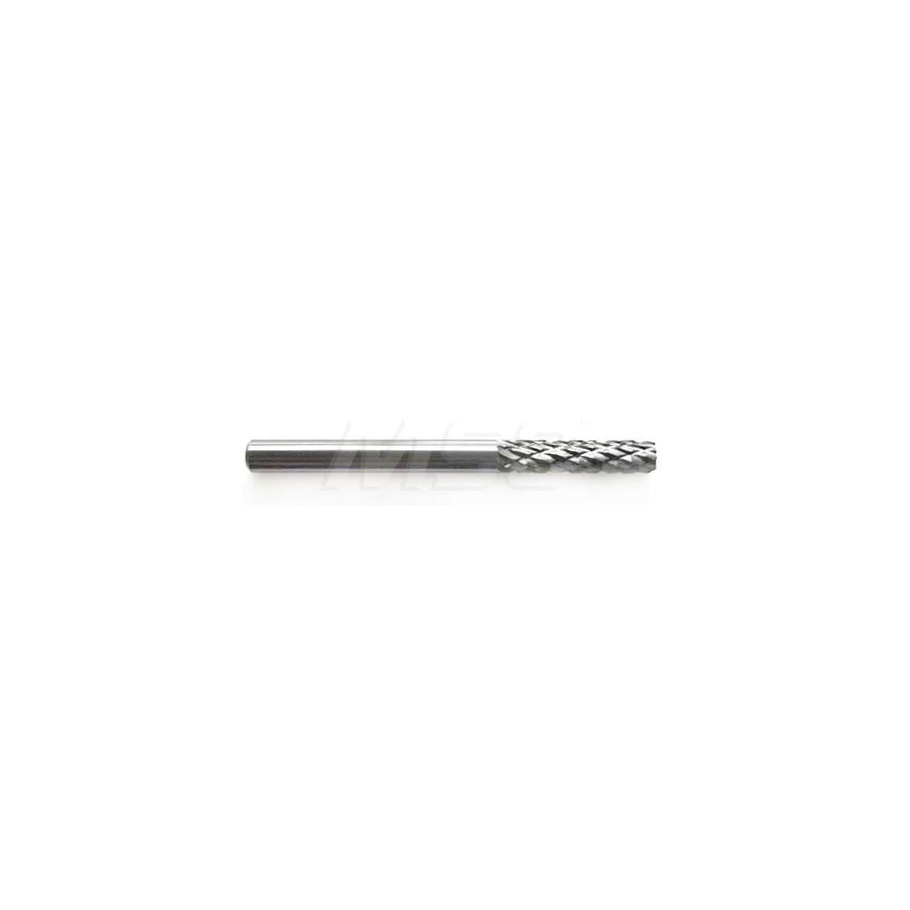Hertel SZ0005CE Abrasive Burr SB-43, 1/8" Cut Dia, Cylinder With End Cut, Double Cut
