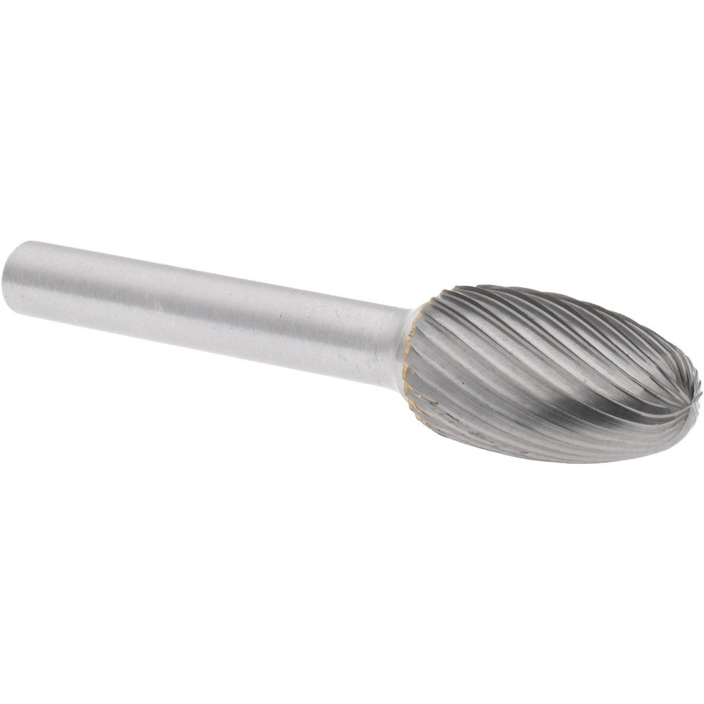 Hertel SZ0009O Abrasive Burr SE-5, 1/2" Cut Dia, Oval, Single Cut