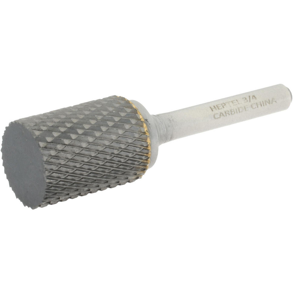 Hertel SZ0034C Abrasive Burr SA-7, 3/4" Cut Dia, Cylinder With Flat End, Double Cut