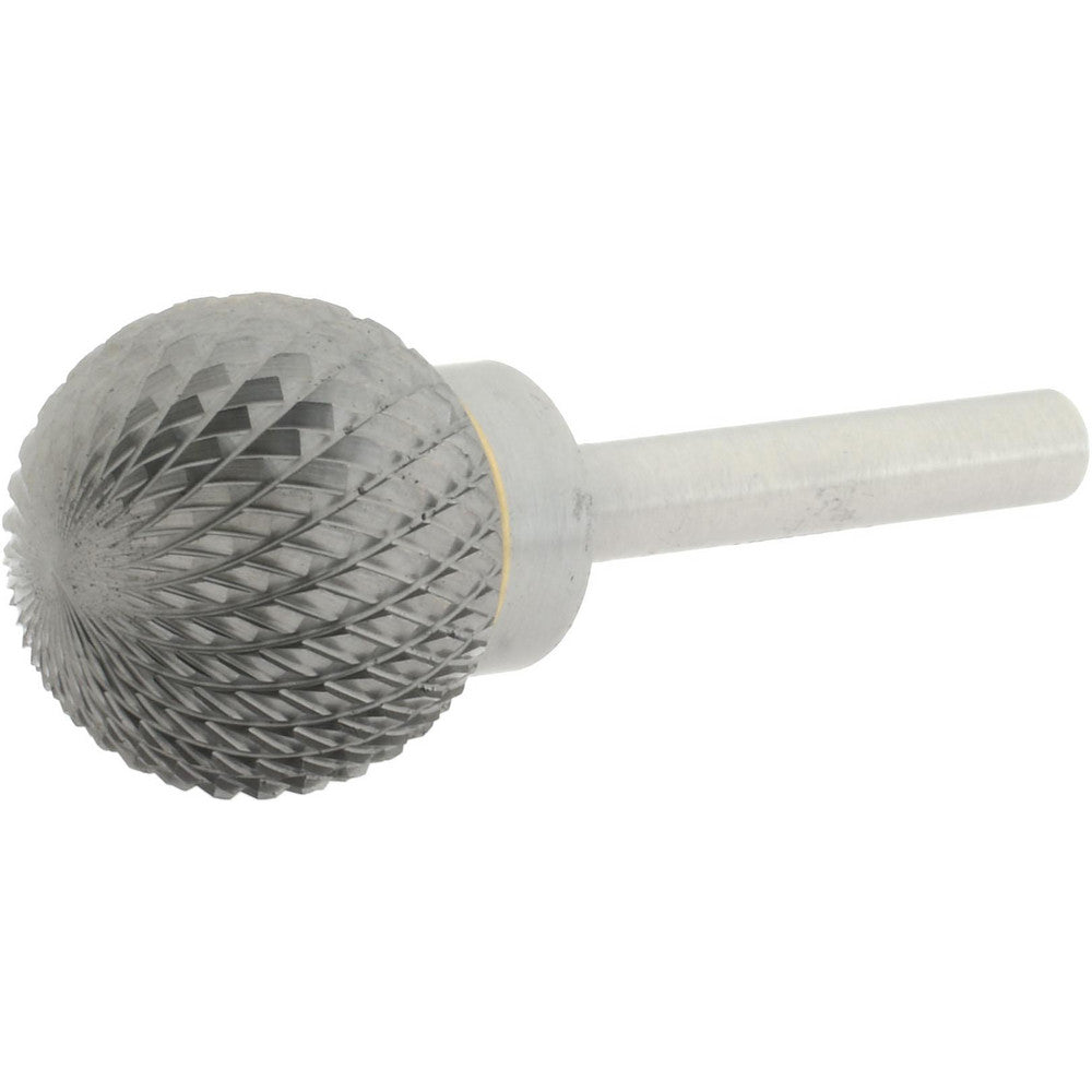 Hertel SZ0034B Abrasive Burr SD-9, 1" Cut Dia, Ball, Double Cut
