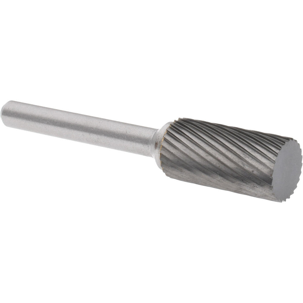 Hertel SZ2003CB Abrasive Burr SA-5MM, 1/2" Cut Dia, Cylinder With Flat End, Single Cut