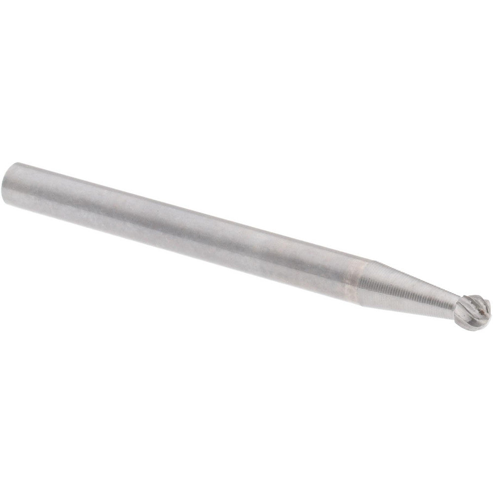 Hertel SZ0007B Abrasive Burr SD-41, 3/32" Cut Dia, Ball, Single Cut