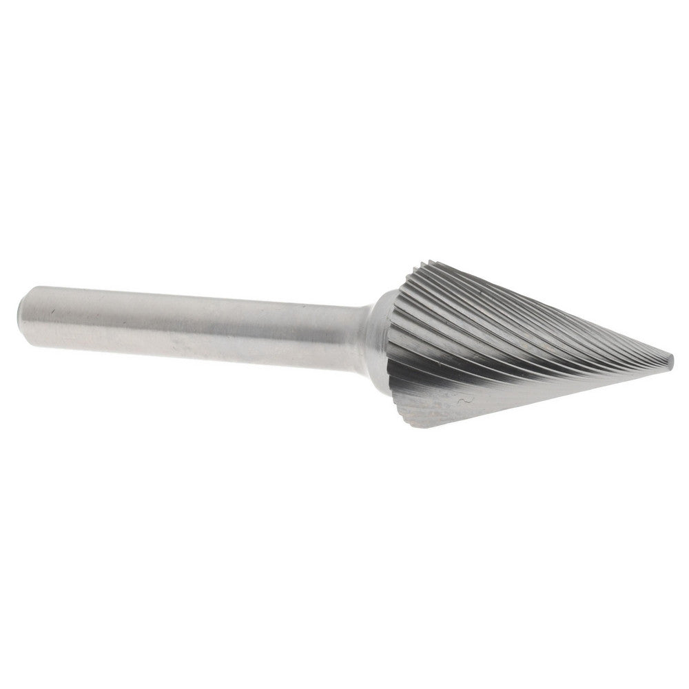 Hertel SZ20017C Abrasive Burr SM-6, 5/8" Cut Dia, Cone With Point End, Single Cut