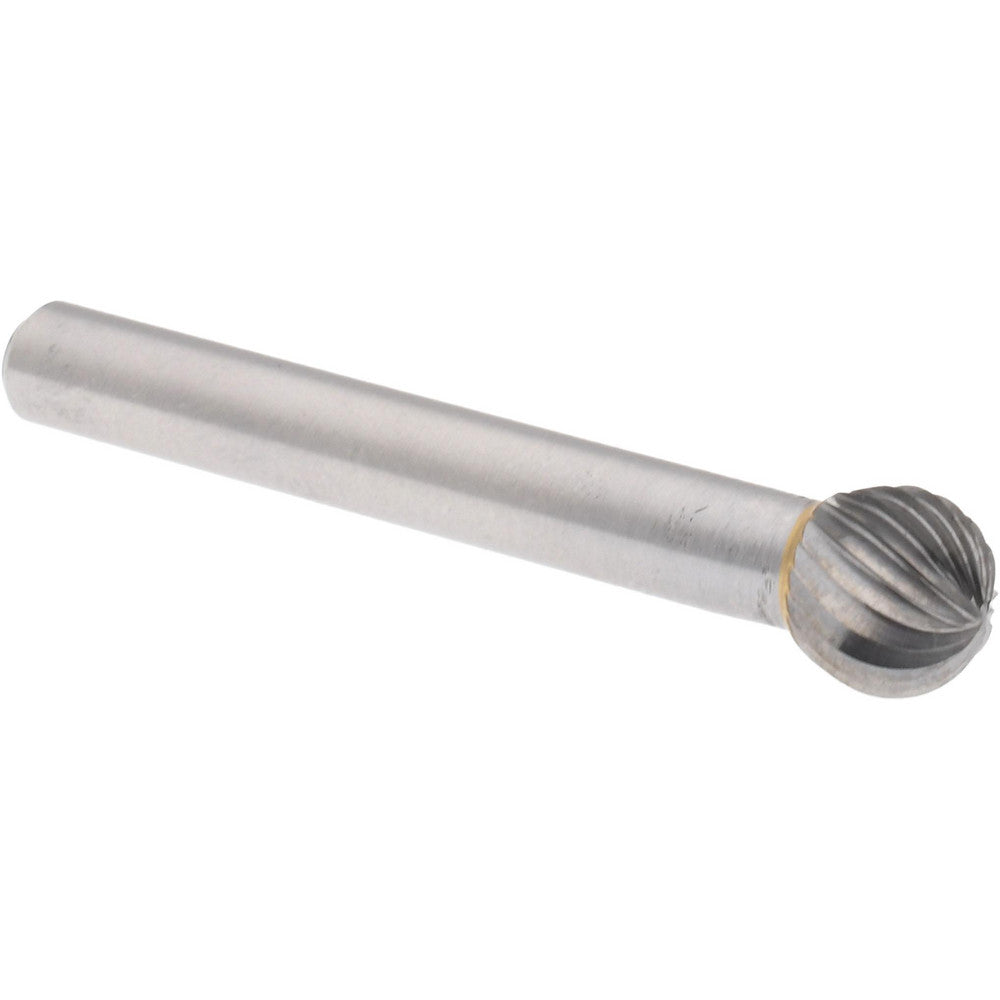 Hertel SZ0019B Abrasive Burr SD-3, 3/8" Cut Dia, Ball, Single Cut