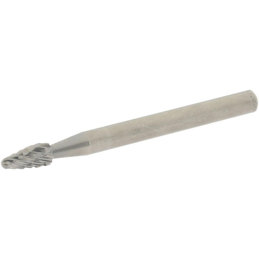 Hertel SZ0005TW Abrasive Burr SF-41, 1/8" Cut Dia, Tree With Radius End, Double Cut