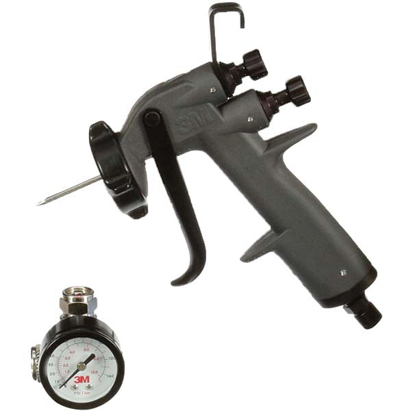 3M 7100228104 Paint Sprayers & Guns Product Type Spray Gun Body Material Composite Air Inlet Type NPSM Capacity 2 qt Maximum Pressure (Psi - 2 Decimals) 20 Includes Spray Gun Air Valve
