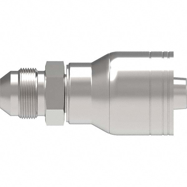 Eaton 08Z-508-BG Hydraulic Hose Male SAE 37 deg JIC Rigid Fitting Hose Size 8, 3/4-16 Thread