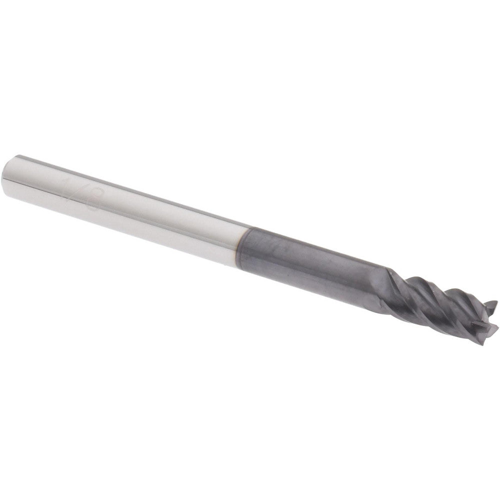 Accupro 19252014 Square End Mill 1/8" Dia, 1/4" LOC, 4 Flute, Solid Carbide