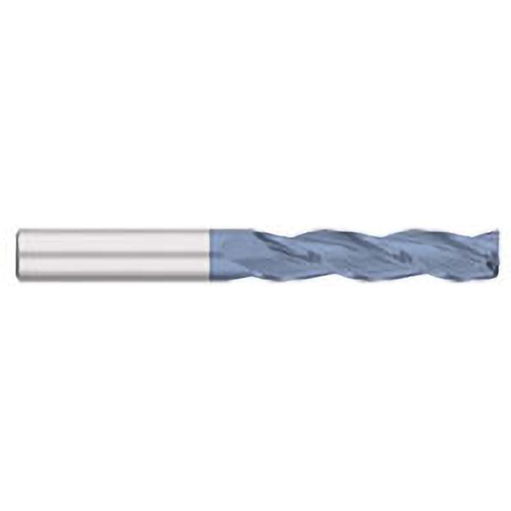 Titan USA TC17417 Square End Mill 1/4" Dia, 1-1/2" LOC, 3 Flutes, Solid Carbide