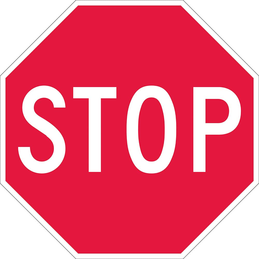 Lyle Signs T1-1006-DG24X24 Safety Signs Sign Type Stop Yield Message/Graphic Message & Graphic Graphic Type Stop Sign Reflectivity Reflective Diamond Grade Material Aluminum Overall Width (Inch) 24