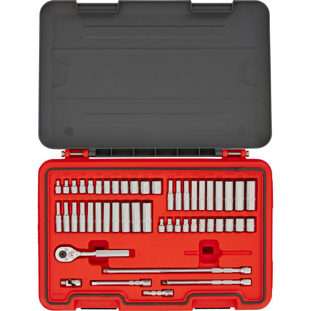 Proto J47351S Socket Set 51 Pc, 1/4 to 9/16" Socket