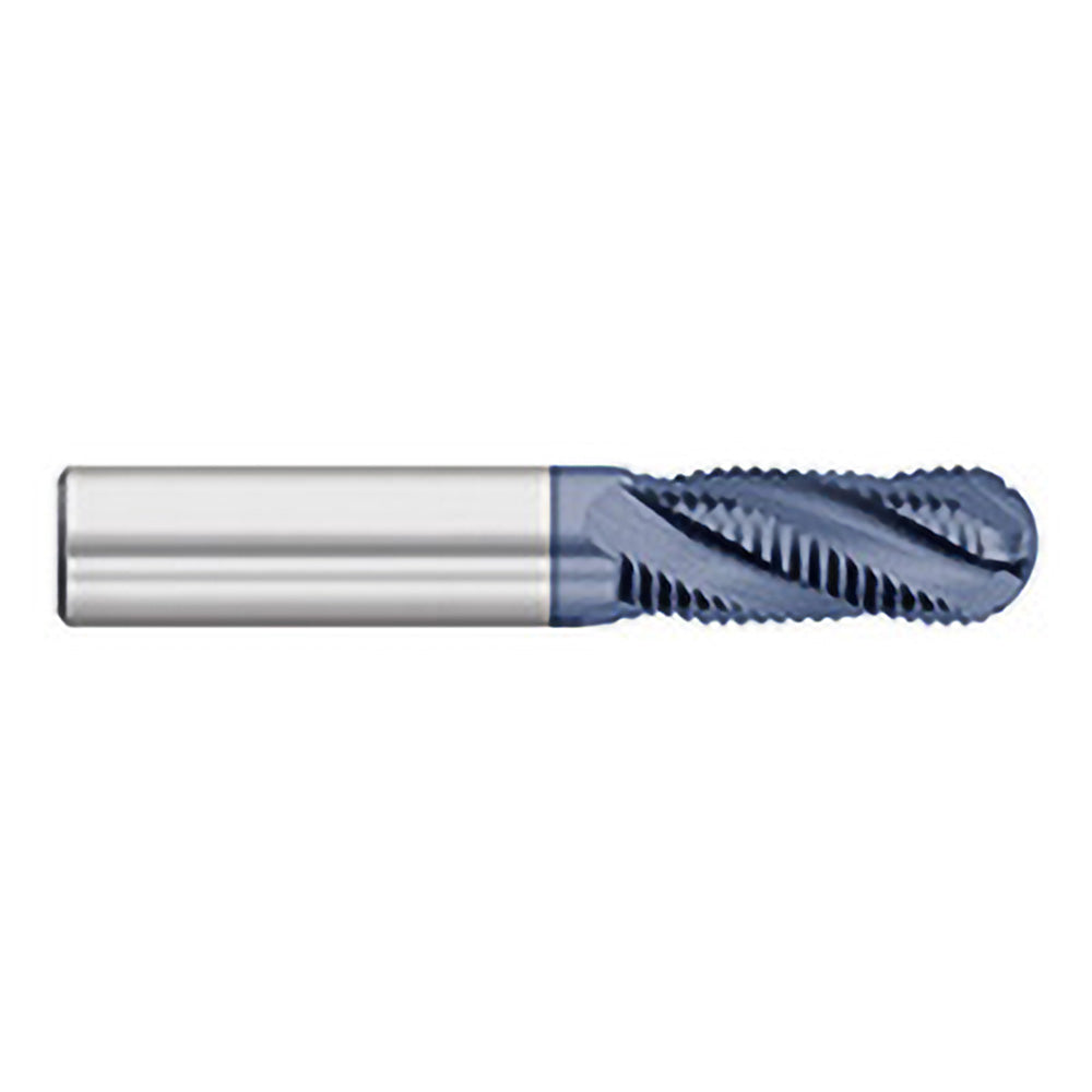 Titan USA TC29924 Roughing End Mill 3/8" Dia, 4 Flute, Fine Pitch, Single End, Solid Carbide