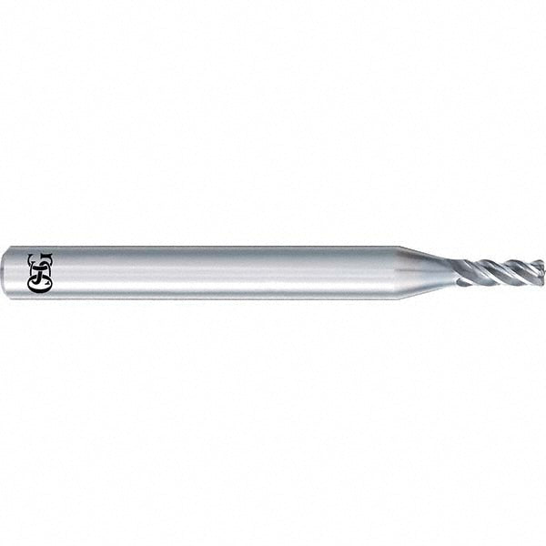 OSG 8556090 Corner Radius End Mill 4.00 mm Dia, 11.00 mm LOC, 1.00 mm Radius, 4 Flute, Solid Carbide