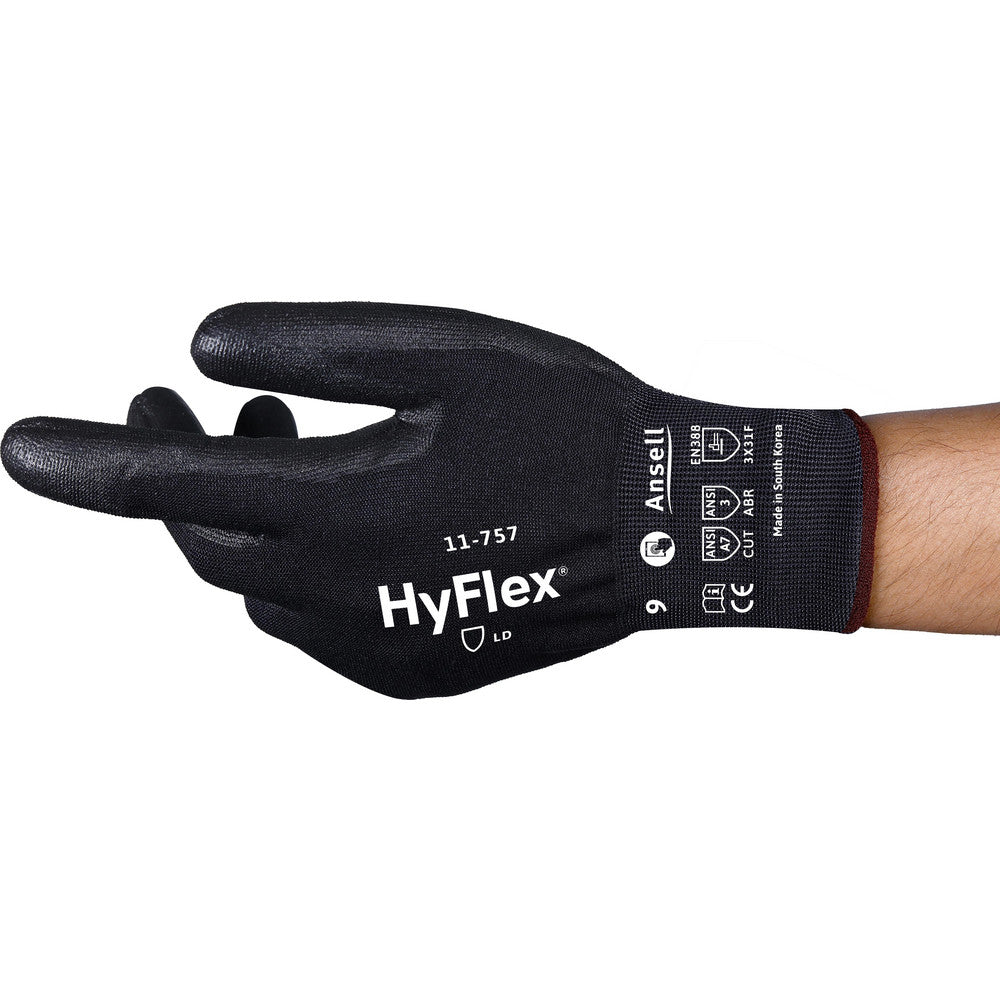Ansell 11757060 Series 11-757 Puncture-Resistant Gloves ANSI Cut N/A, ANSI Puncture 4, Polyurethane,