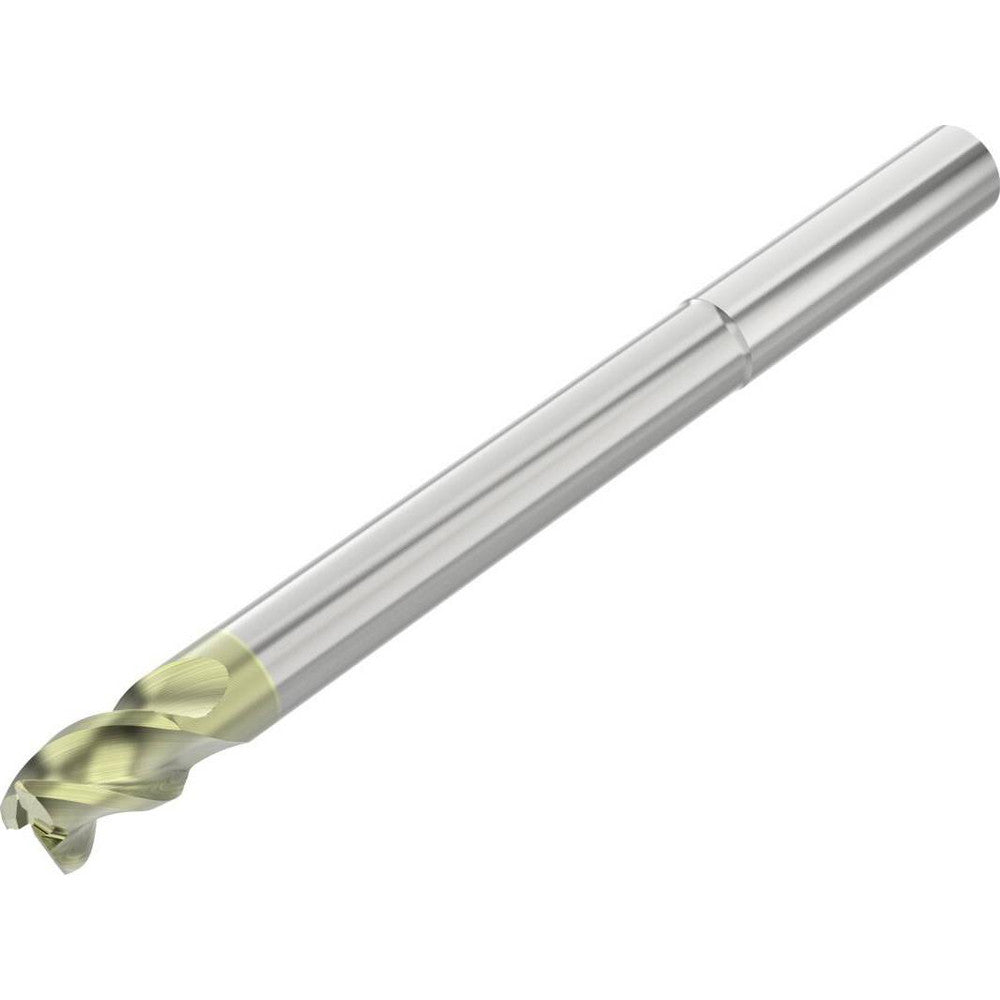 Seco 10023133 Corner Radius End Mill 1/4" Dia, 1/2" LOC, 0.0300" Radius, 3 Flute, Solid Carbide