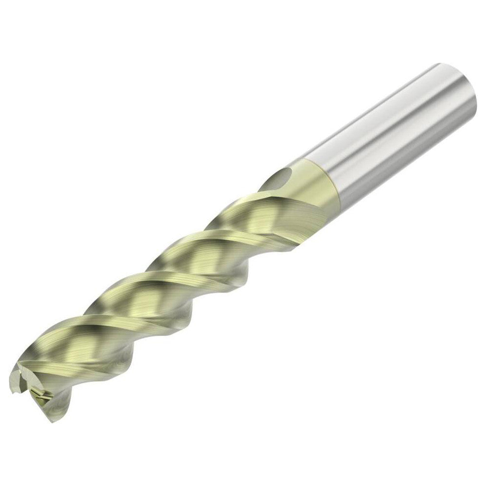 Seco 10023072 Corner Radius End Mill 1/2" Dia, 2" LOC, 0.0100" Radius, 3 Flute, Solid Carbide