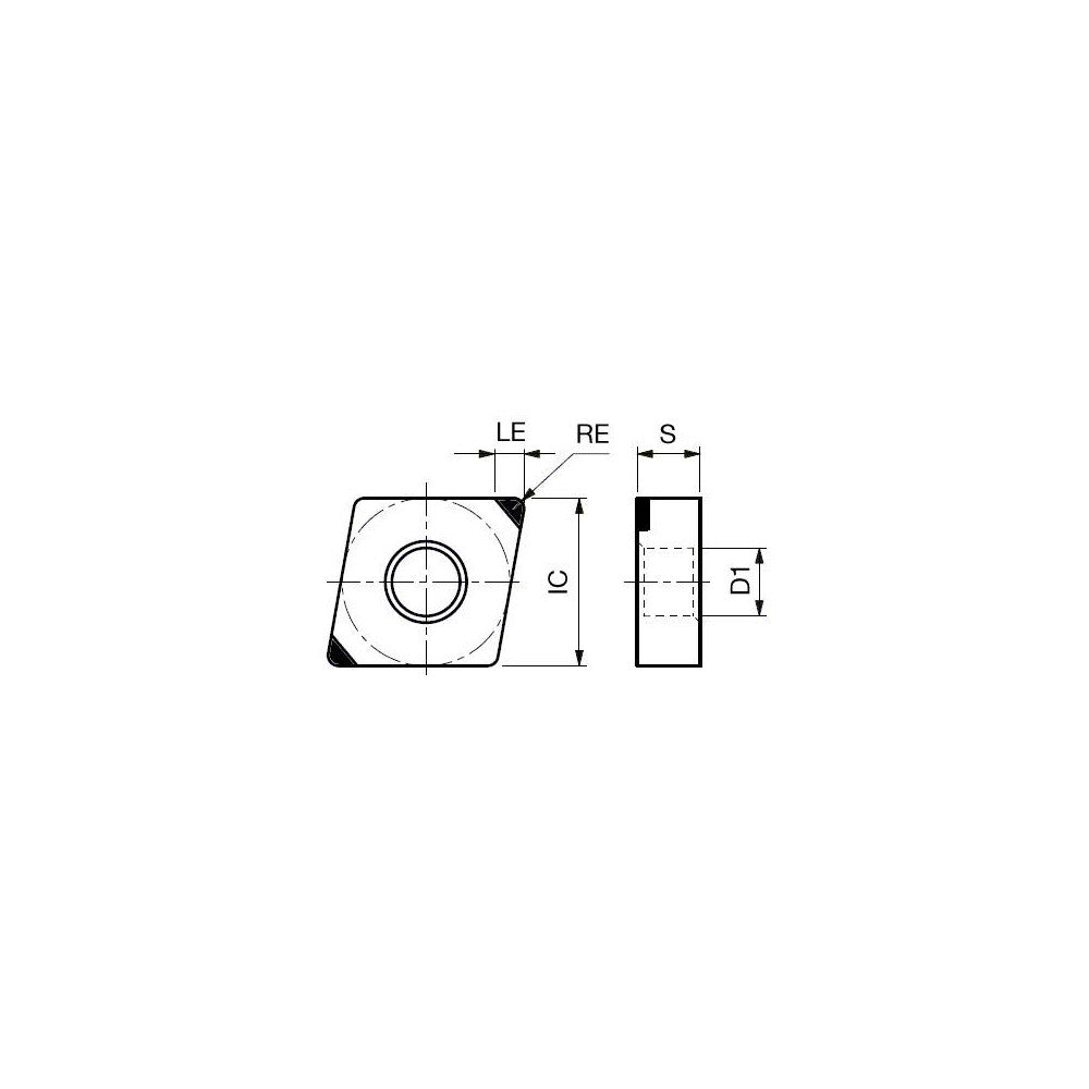 Tungaloy 6852693 Turning Insert 2QP-CNGA432 BX470, PCBN