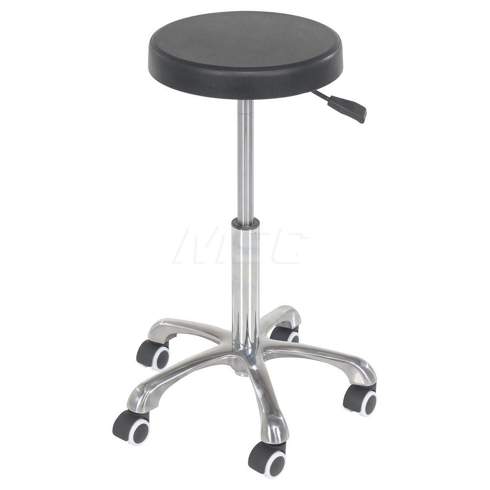 Vestil ESE-WS-1927 Swivel & Adjustable Stool Polyurethane, Black