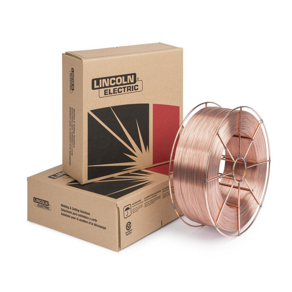 Lincoln Electric ED025946 MIG Solid Welding Wire 0.045" Dia, Steel Alloy