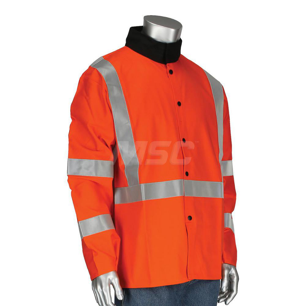 PIP 7060/2XL Jacket Flame-Resistant & Welding, Size 2X-Large, Sateen Cotton